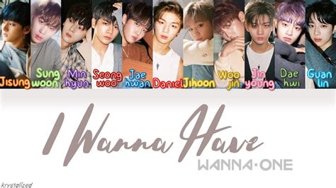 wanna one i wanna have lyrics