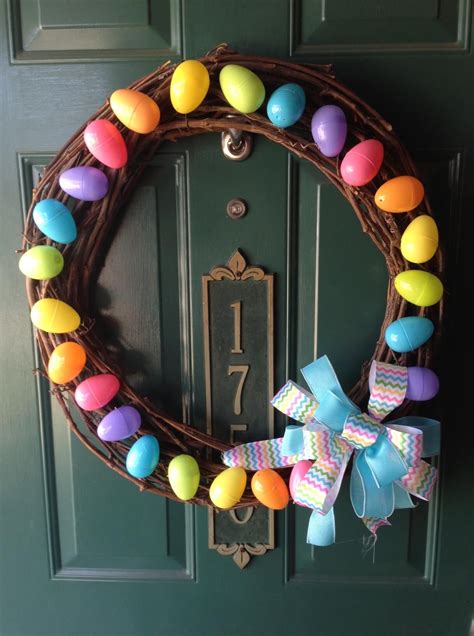 Easter Egg Wreath Diy How To Make A Paper Plate Easter