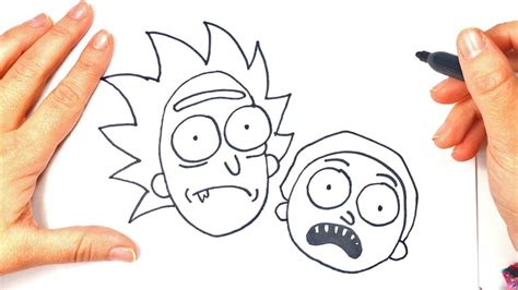 How To Draw Rick And Morty Cartoon Drawings