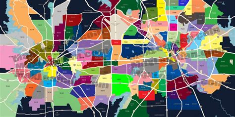 North Dallas Zip Code Map World Map