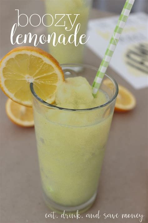 Boozy Lemonade Recipe Eat Drink And Save Money Recipe Lemonade