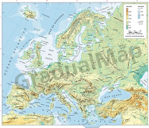 Lista 100 Imagen De Fondo Mapa Fisico De Europa Mudo En Blanco Lleno
