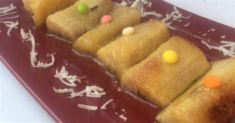 Resep banana toffee, dessert kekinian yang super lezat yang pasti disukai keluarga! Resep Banana flambe oleh CIA Febri - Cookpad