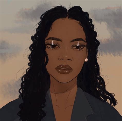 Aesthetic Black Girl Cartoon Pfp Largest Wallpaper Portal