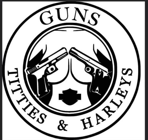 Guns Titties And Harleys Premium Vinyl Waterproof Decal Ebay