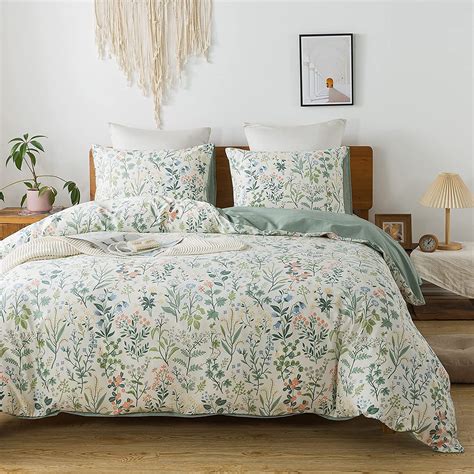 Amazon Com HoneiLife King Size 100 Cotton Floral Breathable Duvet