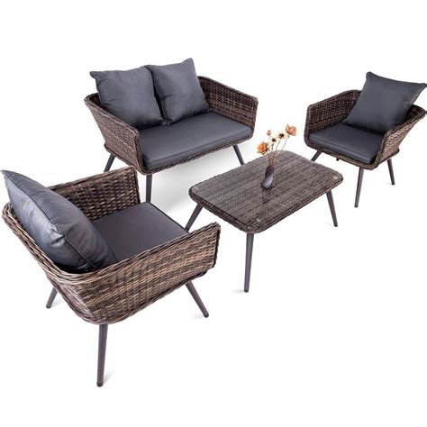 Visita sodimac.cl y conoce nuestra gran variedad. RollerSur - Juego De Living Jardín Rattan Vintage - LG8102
