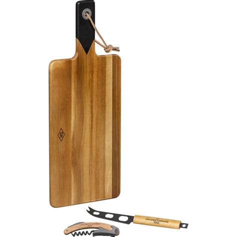 Cheese Board And Knife Set With Wine Opener Dadshop