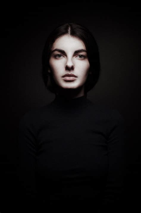 Photographer Artem Vasilenko Model Laura Shamailov Dark Portrait