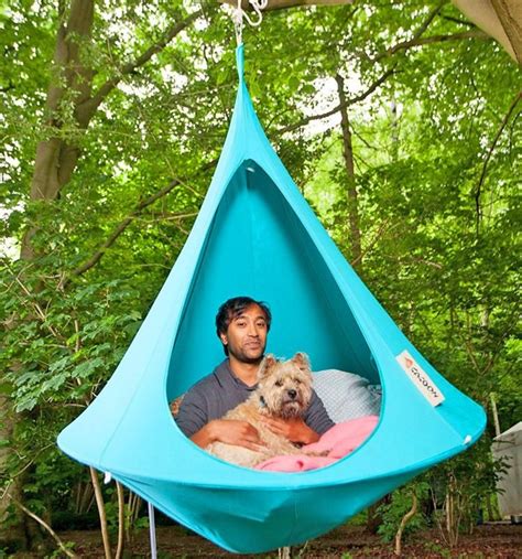 This Hanging Cocoon Private Hammock Makes The Perfect Reading Or Nap