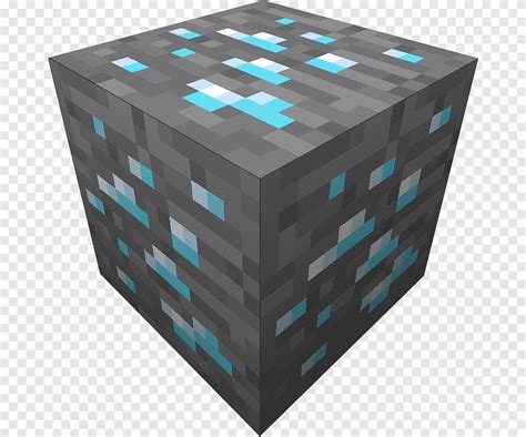 Minecraft Pattern Diamond Ore Teal Diamond Ore Png Pngegg