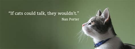 Nan Porter If Cats Could Talk They Wouldnt Facebook Page Cover Photo