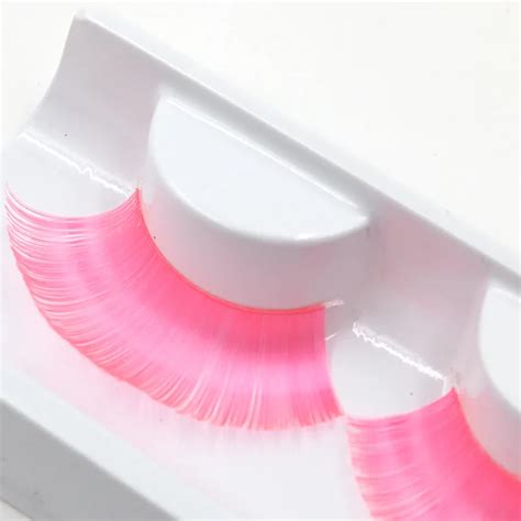 5 Pairs Exaggerated False Eyelashes Pink Natural Long Makeup Eye Lashes Fake Eyelashes For Party