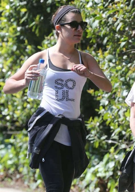 Lea Michele In Leggings Jogging 05 Gotceleb