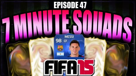 98 Rated Toty Messi 7 Minute Squad Builder Fifa 15 Ultimate Team