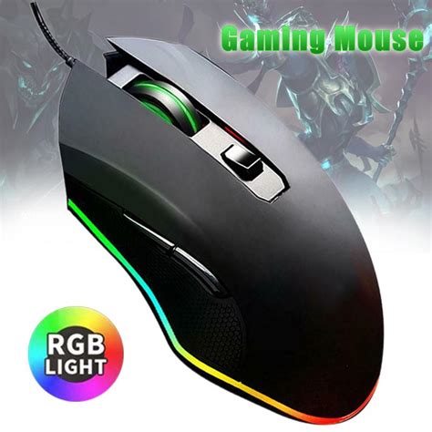 Buy Mayitr Pro V1 Usb Wired 3200dpi Gaming Mouse 8 Button 168m Color