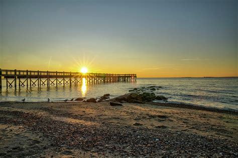 Sunrise Over Walnut Beach Pier Photograph By John Supan Pixels