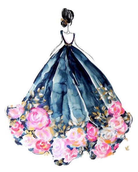 Chanel Collections And Creations Fashion Illustration Watercolor