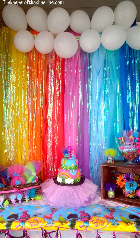 Ideas for 60th birthday party favors; Trolls Birthday Party - The Keeper of the Cheerios