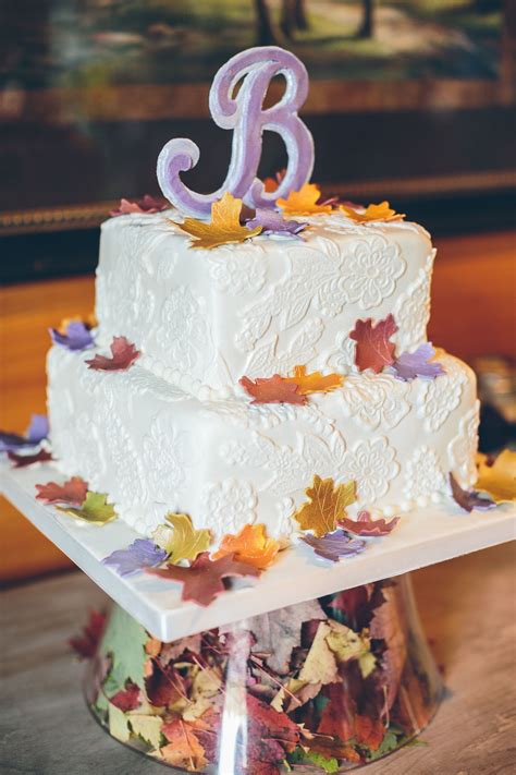 Maybe you would like to learn more about one of these? Two-Tiered Autumnal Wedding Cake