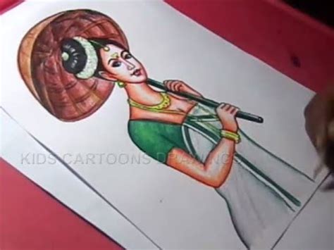 Have you ever been to a festival? How to Draw Onam Festival Drawing Step By Step - YouTube