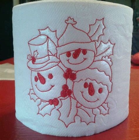 30 Best Ideas Christmas Toilet Paper Embroidery Designs Home