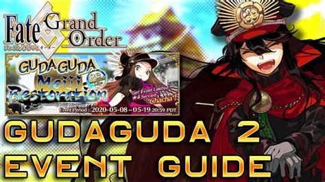 A compilation of event information and guides by revostae. "ChaCha Real Smooth!" FGO NA: Chaldea Guide GudaGuda 2 Rerun | (CG) - YouTube