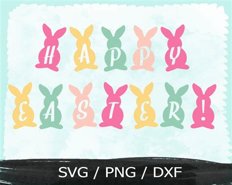 Easter Bunny Silhouette designs Cricut Designs Svg Png