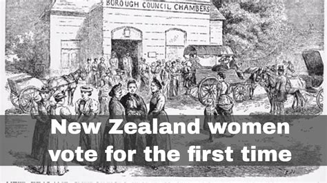 Th November New Zealand Women Vote For The First Time Youtube