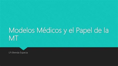 Medicina Y Sus Perspectivas