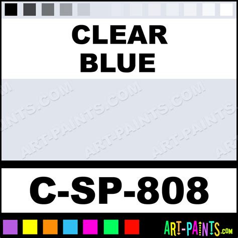 Clear Blue 800 Series Semi Transparent Ceramic Paints C Sp 808