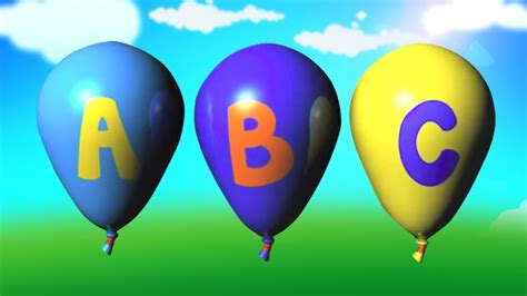 The Abc Balloon Song Cartoon Videos For Toddlers Kids Baby Club