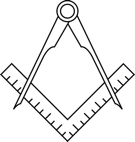 Masonic Square And Compass Png Free Transparent Png Download Pngkey