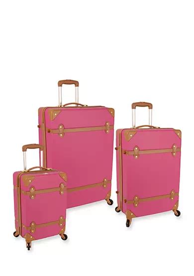 Diane Von Furstenberg Adieu Hardside Spinner Luggage Collection Pink