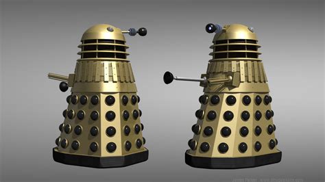 Day Of The Daleks Gold Dalek Reimagined By Jim197 On Deviantart