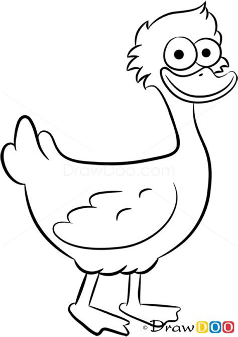 How To Draw Little Duck Farm Animals