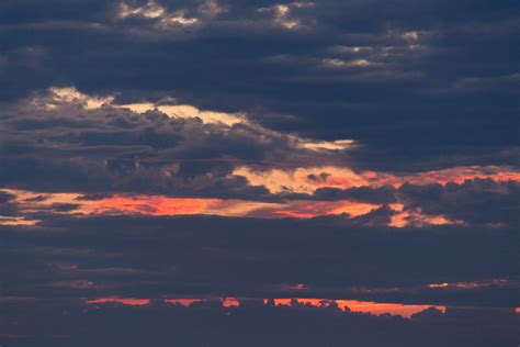 Free photo: Sunset View Covered by Cloudy Sky - Backlit, Landscape ...