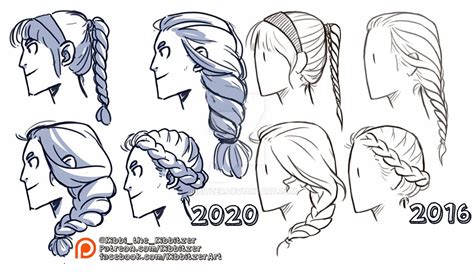 Braids Reference Sheet Preview By Kibbitzer On Deviantart In 2021