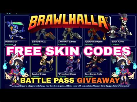 (in this post, we are going to showcase the strucid codes wiki 2021: SKIN CODES FOR BRAWLHALLA 2020 (CODES IN VIDEO) + BATTLE PASS GIVEAWAY - YouTube