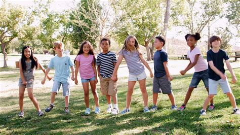 Group Of Children With Friends In Park Stock Footage Sbv 328046767