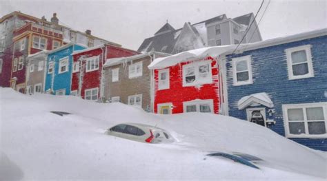 Incredible Timelapse Of Newfoundland Snow In 24 Hours That Buries Car