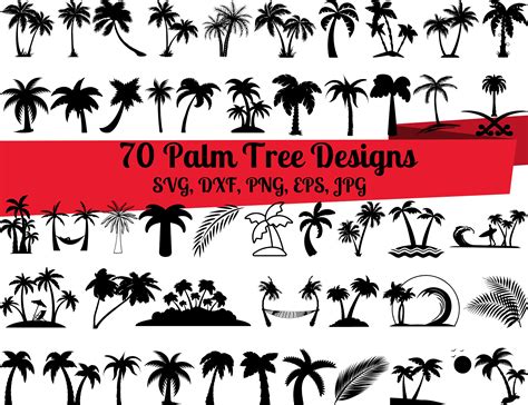 Palm Tree Svg Bundle Palm Tree Dxf Palm Tree Png Palm Etsy Hong Kong