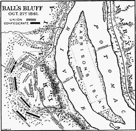Battle Of Balls Bluff 21 October 1861