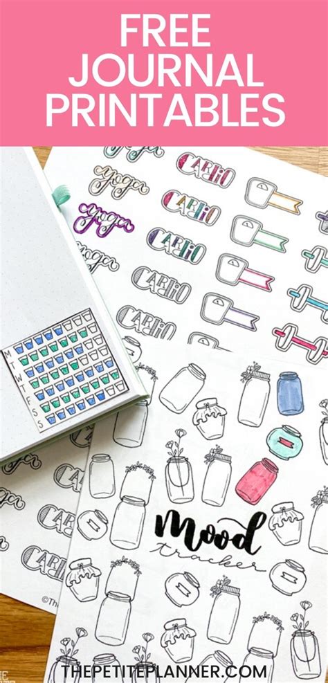 Free Printables For Your Bullet Journal Including This Cute Calendar