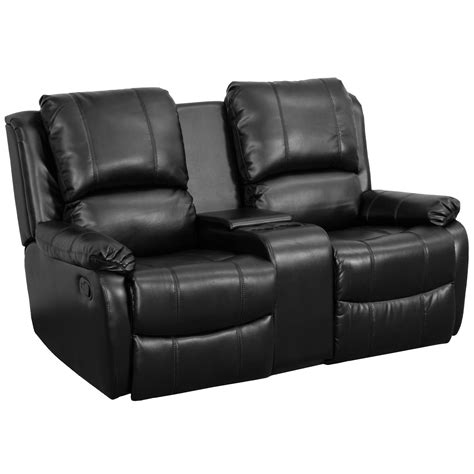 Most home theater recliners are also imitation leather; Home Theater Recliners - Bergman Recliner Chair with Cup ...