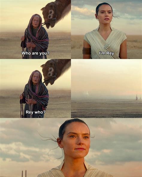 Star Wars Rey Who Skywalker Template Hd Memetemplatesofficial