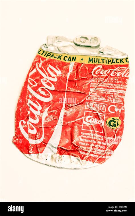 Coke Can Flattened Hi Res Stock Photography And Images Alamy
