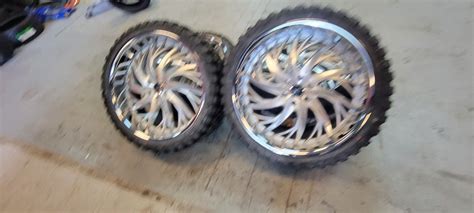 24 Inch 24x9 And 24x10 Rims Artis Decatur Wheels Lexani W Chrome Lip