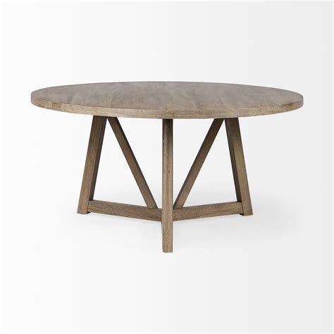 Mango Wood Round Dining Table The Natural Home Furniture The Blind