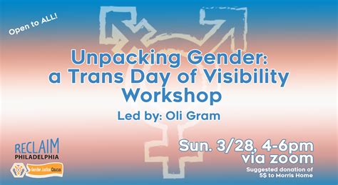 Trans Day Of Visibility Workshop Action Network